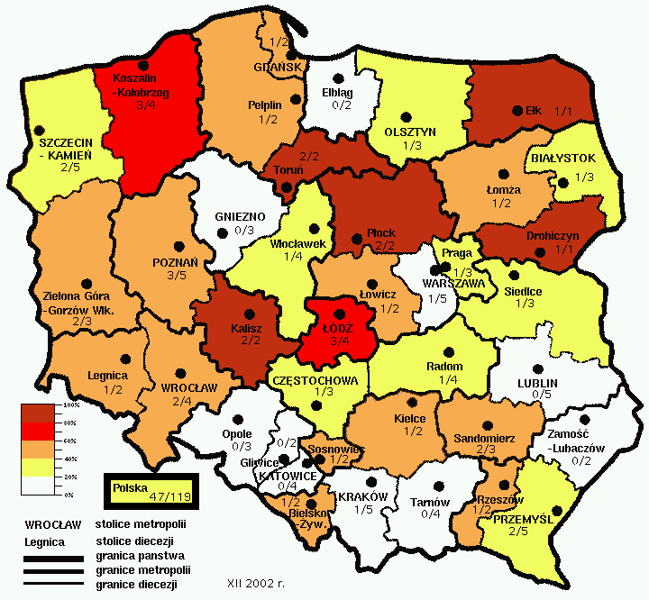 mapa biskupw